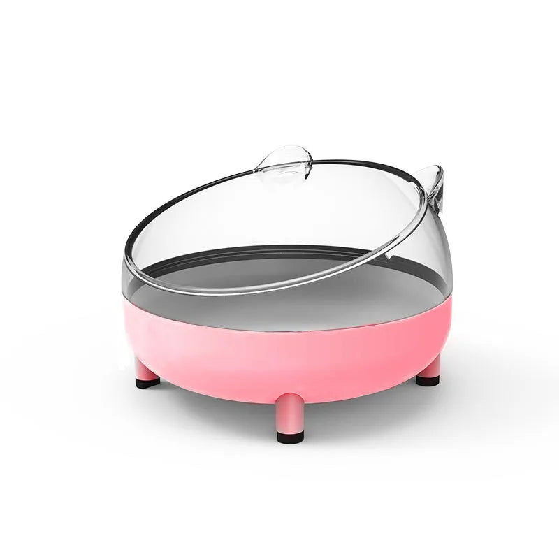 Hamster Transparent Bathing Tub Detachable Anti-splash Large Space