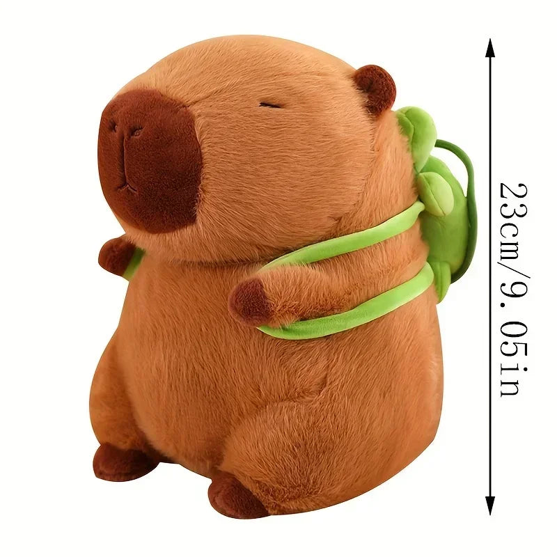 45cm Huge Capybara Plush Toy Simulation Capibara Cute Doll Stuffed Animals Plushie Soft Pillow Christmas Gift Home Decor