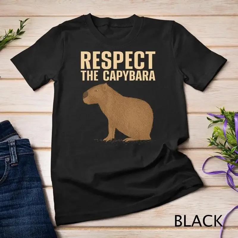 Funny Capybara For Men Women Kids Cavy Rodent Capybara Lover Unisex T shirt