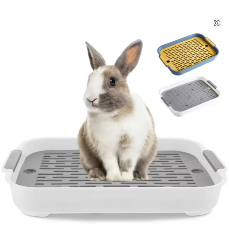 Small Pet Corner Toilet Tray for Rabbits and Ferrets for rabbits, ferrets, hamsters, and guinea pigs from Burrowly small pet supplies.