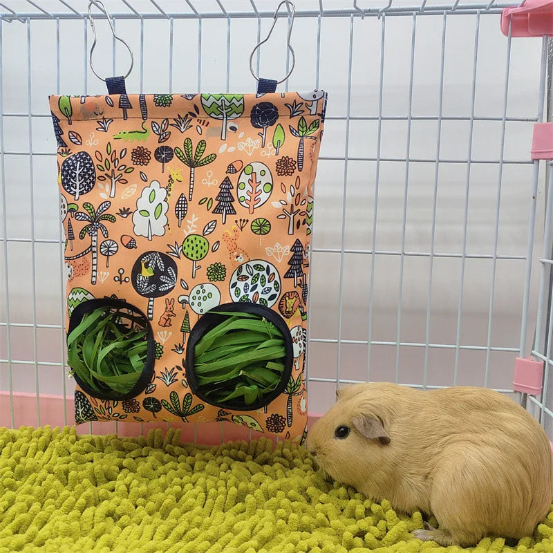 Hay Dispenser Bag for Guinea Pigs and Rabbits