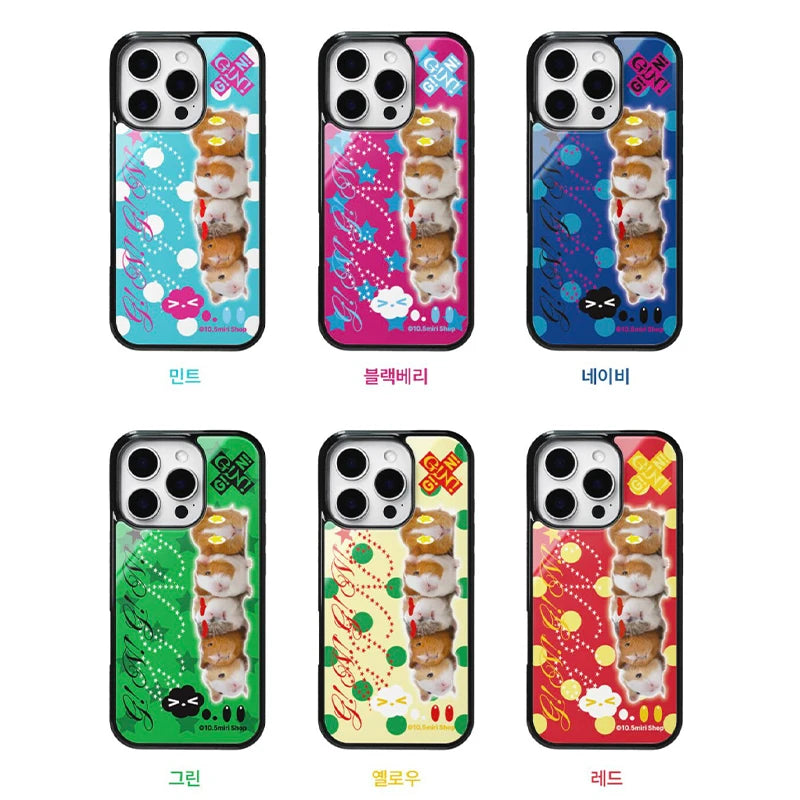 Korean Ins Hottie Cute Guinea Pig Phone Case For iPhone 17 Air 16 Pro Max 15 14 Plus 13 12 11 Pro Shockproof Silicone Back Cover