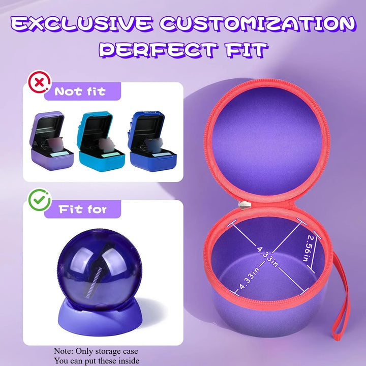 Case for Bitzee Interactive Hamster Ball Toys, Magicals Digital Pet Travel Bag, Carrying Box for Hamster Ball and Stand, Stockin