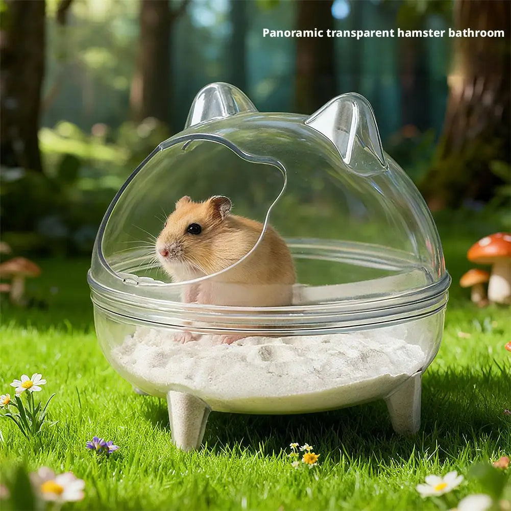 Hamster Toilet Chinchilla Bath House Golden Bear Bathroom Fully