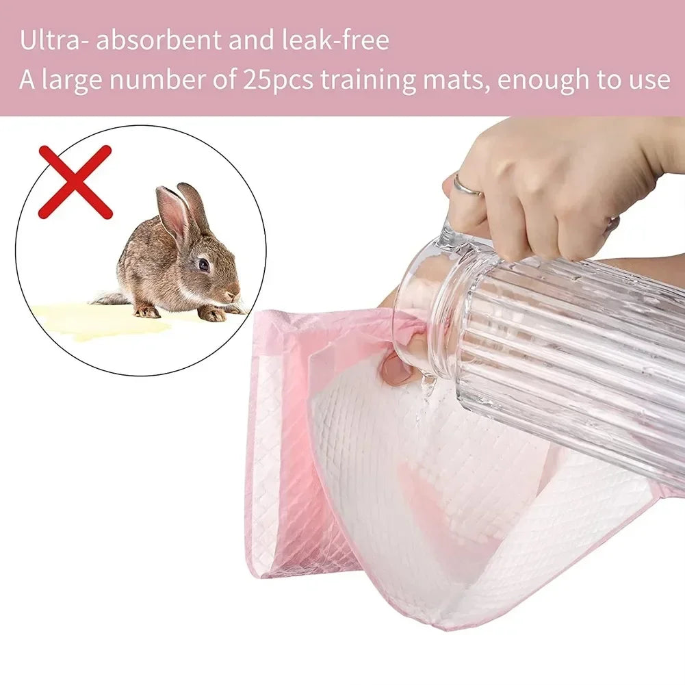 Extra Large Rabbit Litter Box Bunny Toilet with Drawer 50 Pet Toilet Film