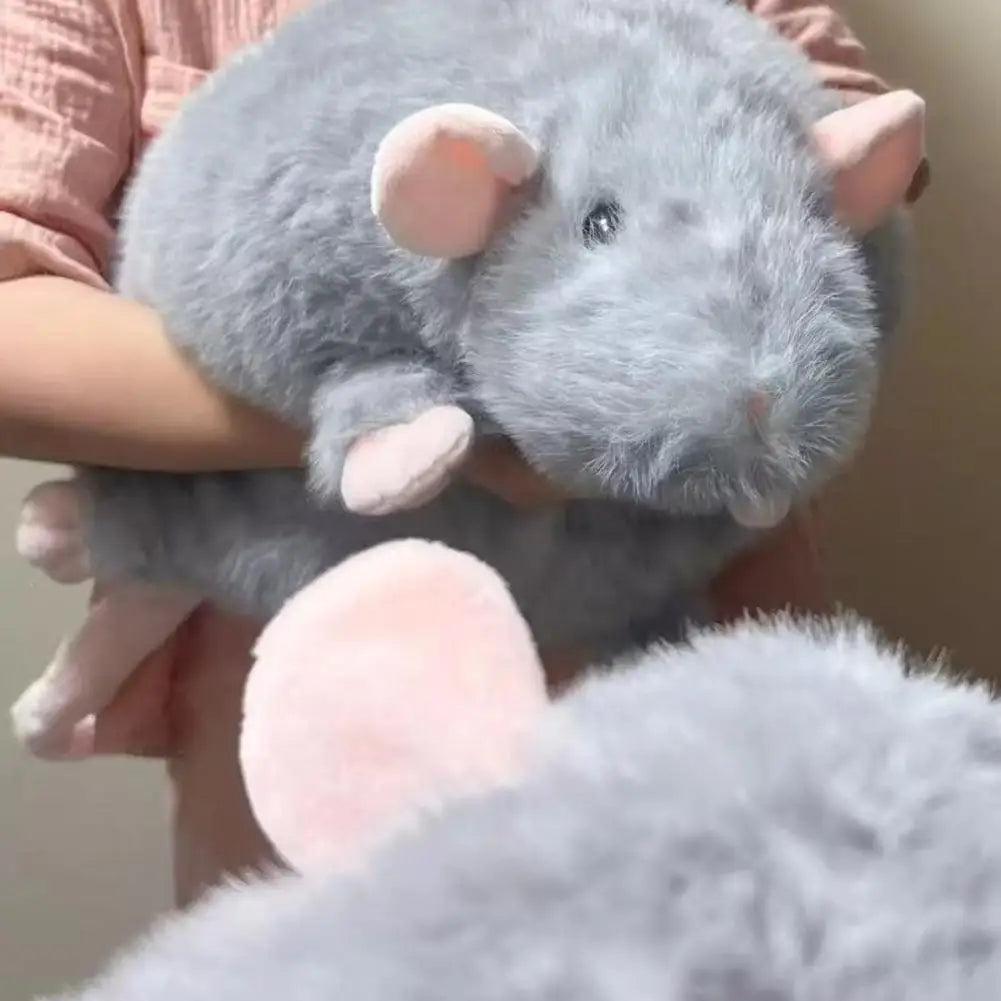 Simulation Mouse Plush Toy Cute Lying Animals Soft Plush Dolls Baby Toys Gifts For Children Creative Birthday Gifts