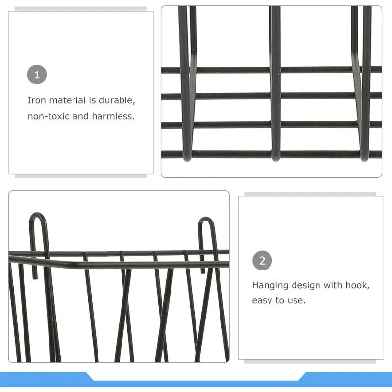 Heavy-Duty Metal Hay Rack for Rabbits and Guinea Pigs for rabbits, guinea pigs, and chinchillas from Burrowly small pet supplies.
