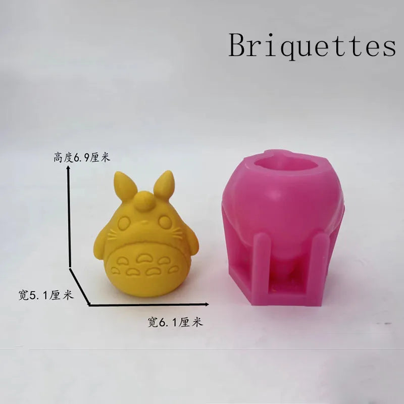 Silicone Mold Cartoon Chinchilla Epoxy Concrete Plaster Mould Home Decoration Aromatherapy Handmade Gifts