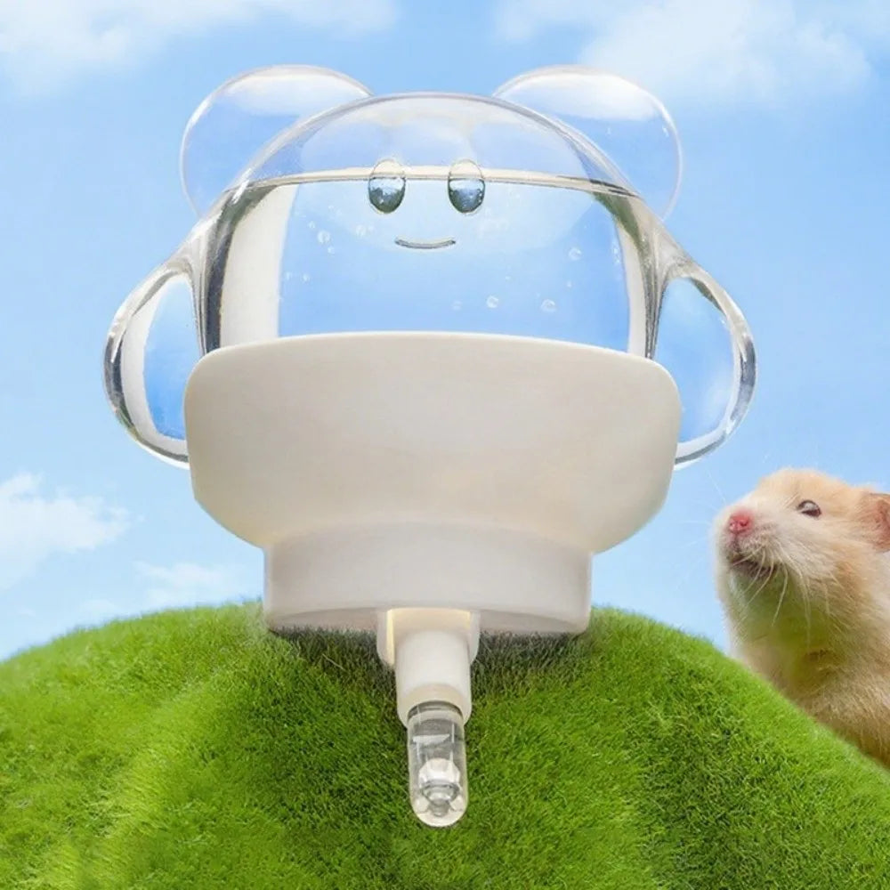 Prevent Dripping Hamster Magnetic Kettle Magnetic Rack Automatic Hamster Water Bottle Wall Mounted 220ml Pet Water Dispenser