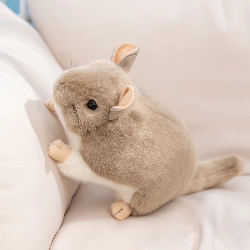 1Pc 40CM Lovely Chinchilla Plush Toy Stimulate Chinchilla Plushie Doll Stuffed Soft Animal Toy Kawaii Mouse Toy Gift