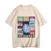Hamster Eras Tour Tshirt Funny Retro Men/Women T-shirt Harajuku Clothing Tees Unisex Vintage Kawaii Cotton Tops Graphic T Shirts