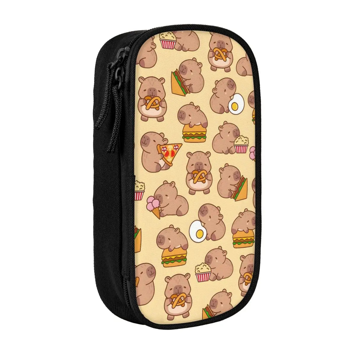 Custom Kawaii Cute Giant Cavy Capybara Pencil Case for Boys Gilrs Big Capacity Pencil Bag School Accessories