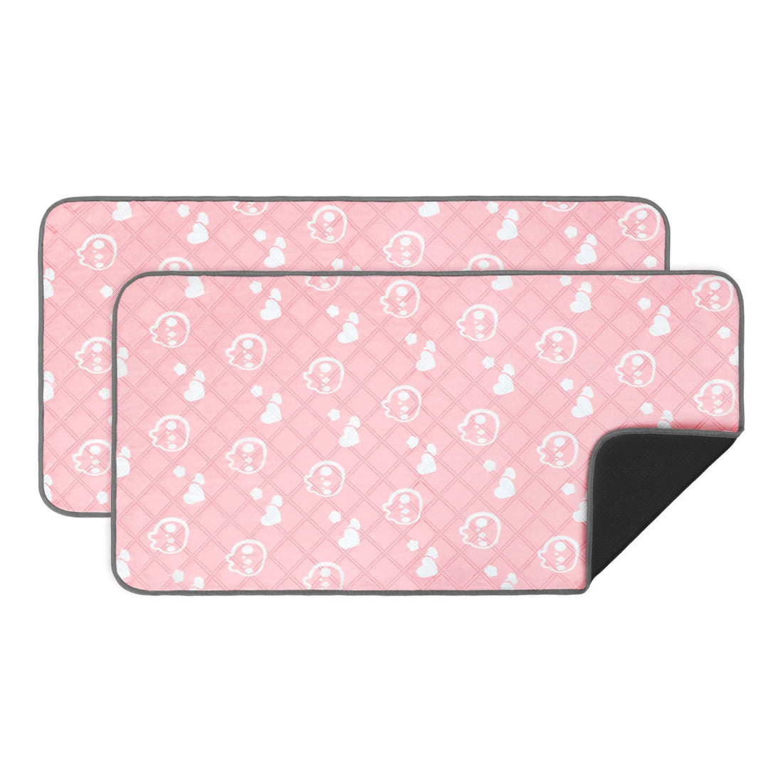 Reusable Guinea Pig Cage Liner Pad - 2 Pack for guinea pigs, rabbits, hamsters, and hedgehogs from Burrowly small pet supplies.