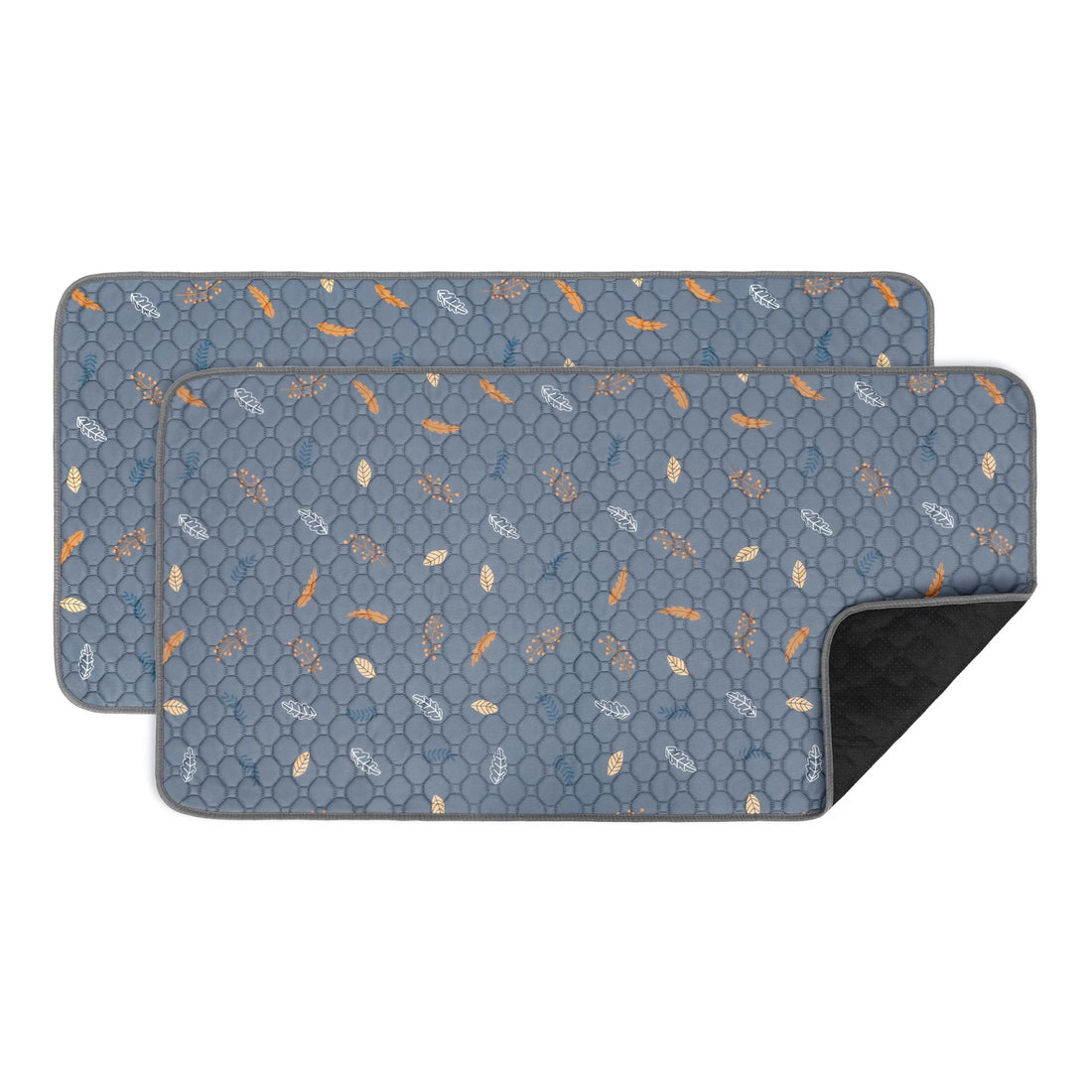 Reusable Guinea Pig Cage Liner Pad - 2 Pack for guinea pigs, rabbits, hamsters, and hedgehogs from Burrowly small pet supplies.