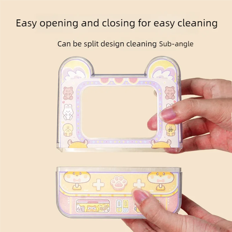 Hamster Bathroom Sinking Acrylic Excavator Box Fully Transparent Golden Bear Supplies Extra Large Toilet Bath Room Sand Basin