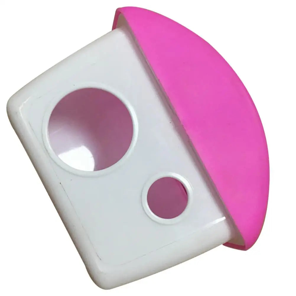 Pink Plastic Hamster Guinea Pig Hideout Castle Play Hut Small Pet Cage