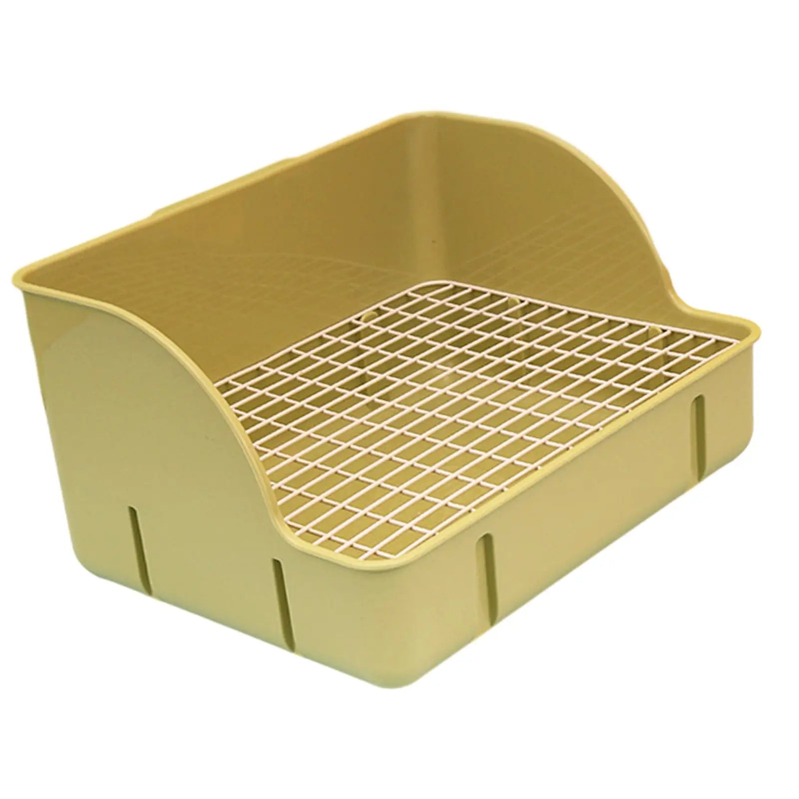 Rabbit Litter Box Small Animals Litter Tray Corner Toilet Box for Ferrets