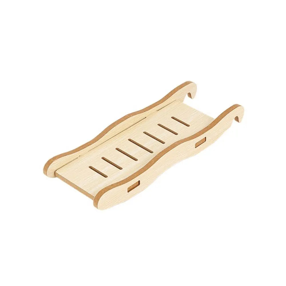 Decorative Wooden Hamster Ladder Wave Shape Animals Cage Ladder Hamster