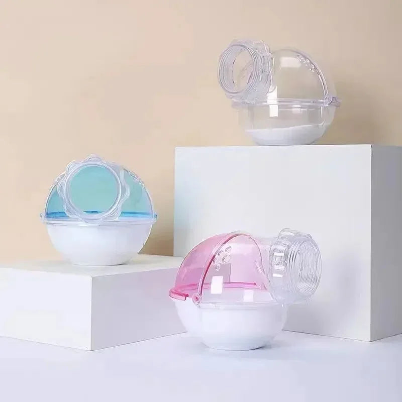 Clear Hamster Sand Bath Room Bedding & Substrates