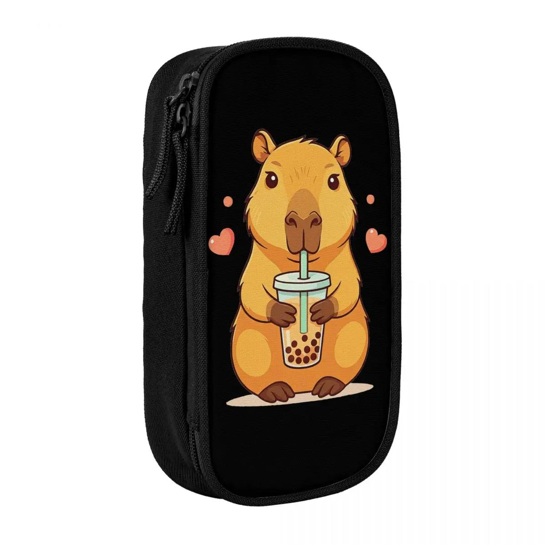 Custom Kawaii Cute Giant Cavy Capybara Pencil Case for Boys Gilrs Big Capacity Pencil Bag School Accessories