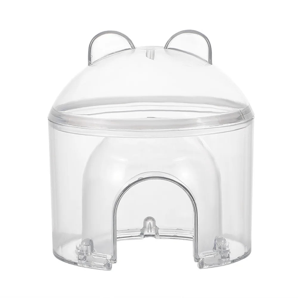 Transparent Hamster Cooling Hideout for hamsters, mice, and gerbils from Burrowly small pet supplies.