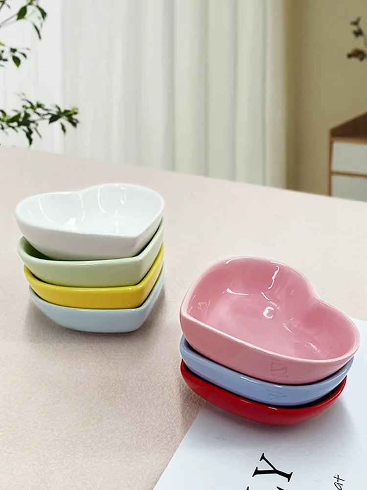 Love-style ceramic hamster food bowl for compact daily feeding areas. for Burrowly small pet care.