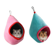 Hangable small pet hammock nest for hamster cage comfort from Burrowly.