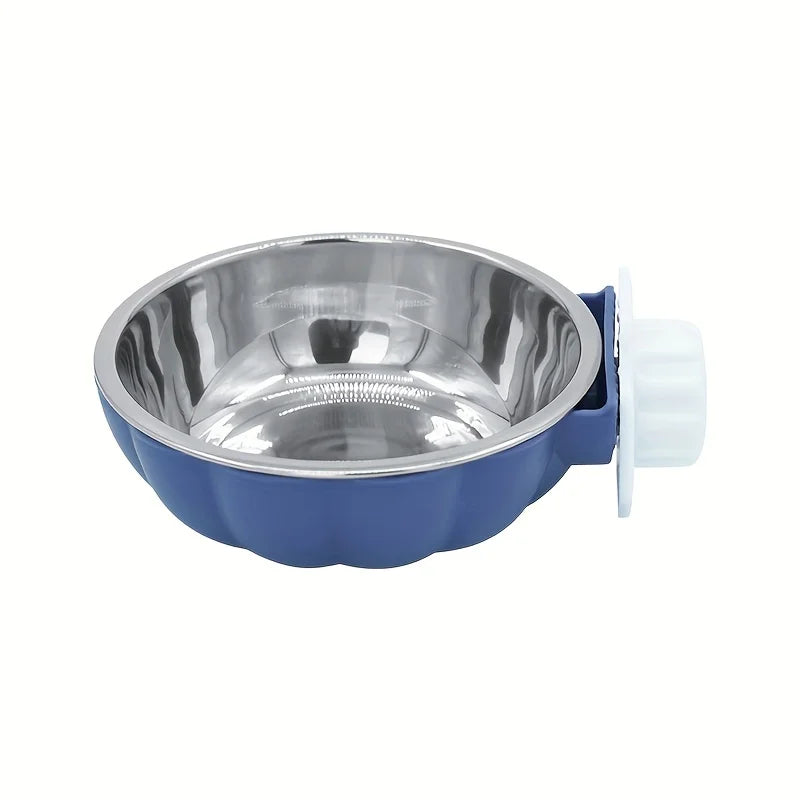 Pumpkin shaped small pet food and water bowl for Burrowly daily feeding.
