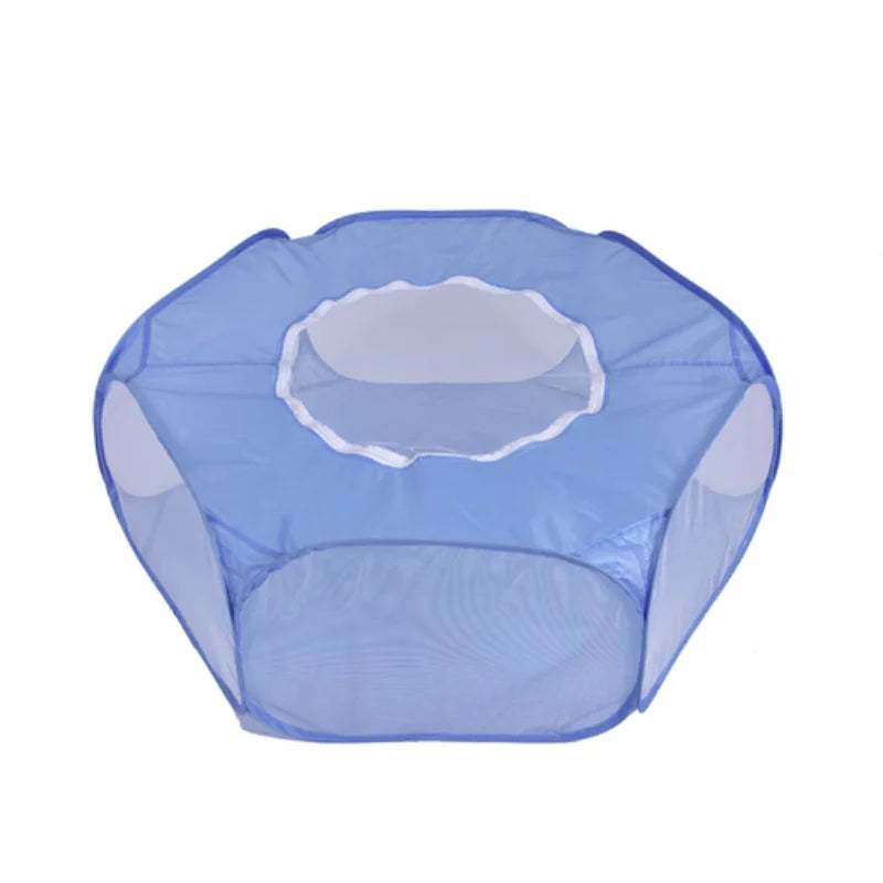 Foldable Transparent Small Pet Playpen Habitats & Travel
