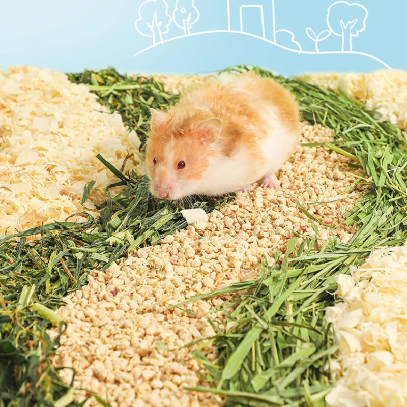 300g Hamster Rat Mouse Wood Chips Bedding for Guinea Pigs Rabbits Chinchillas Birch Bedding Sawdust Cage House Filler Supplies
