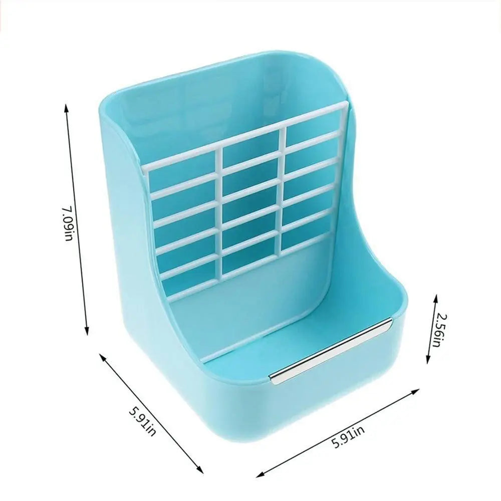 Small Pet Hay Feeder Bowl Rack