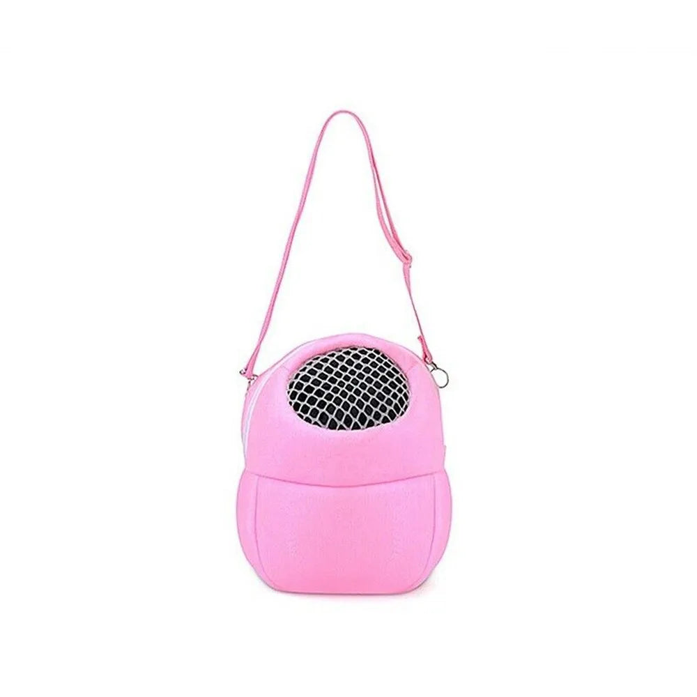 Warm Travel Carrier Bag for Small Pets for hamsters, guinea pigs, rabbits, and chinchillas from Burrowly small pet supplies.