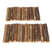 Hamster Wooden Bridge Toy Bendable Bridge Ladder Hideout for Reptile Mice for Burrowly enrichment toys and small pet care.