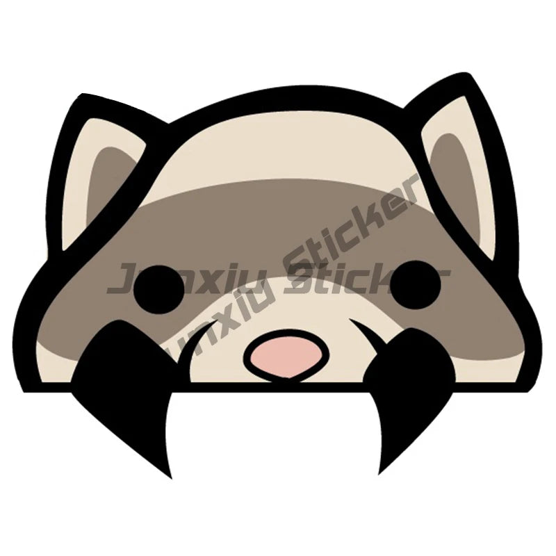 Cartoon Cool Ferret Rodent Do You Have A Problem Car Stickes Funny Windows Trunk Waterproof Vinyl Decal Laptop Bumper Decoration