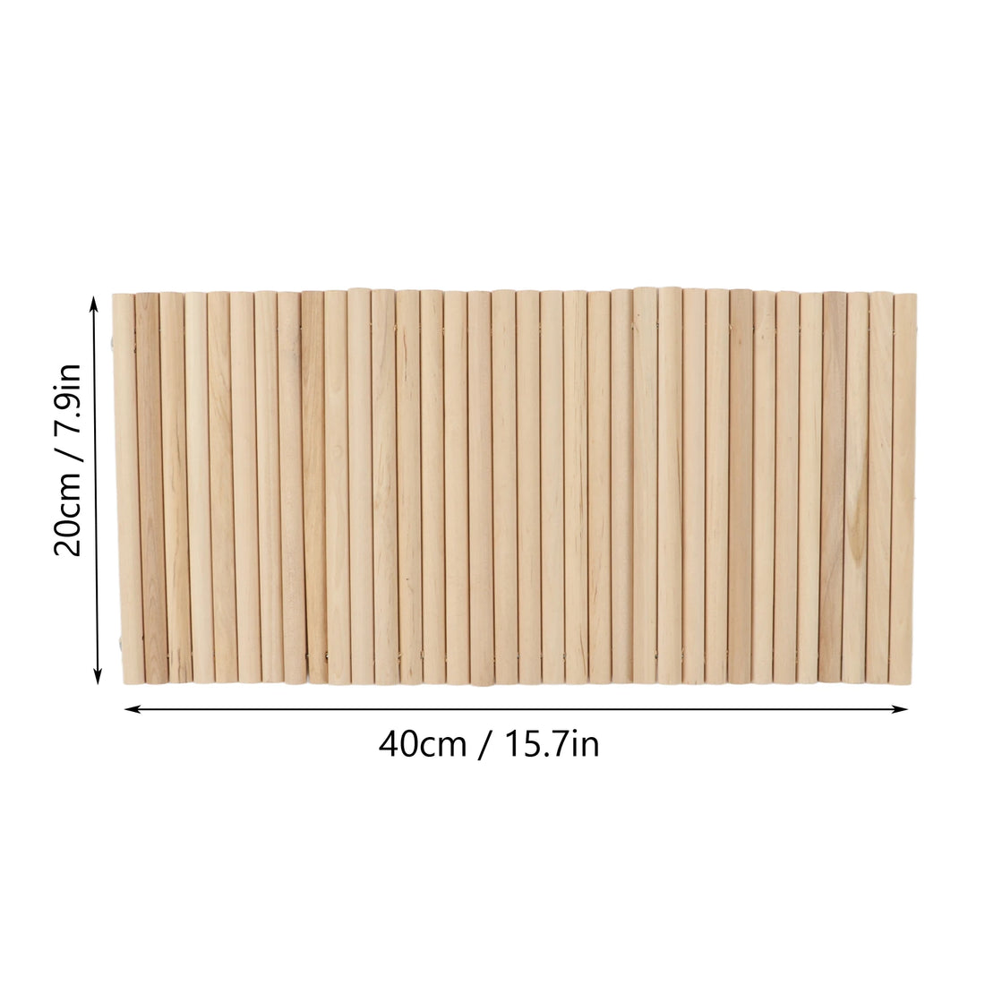 Wooden Hamster Bridge Flexible Wood Hideout for Guinea Pigs Ferrets