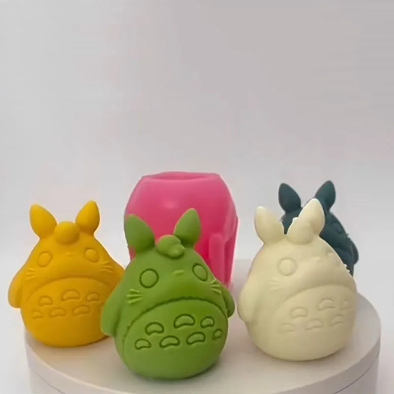 Silicone Mold Cartoon Chinchilla Epoxy Concrete Plaster Mould Home Decoration Aromatherapy Handmade Gifts