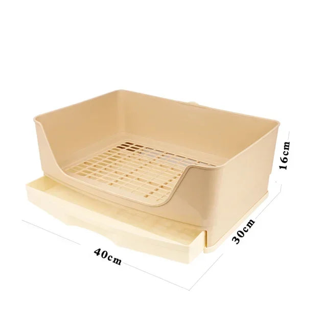 Extra Large Rabbit Litter Box Bunny Toilet with Drawer 50 Pet Toilet Film