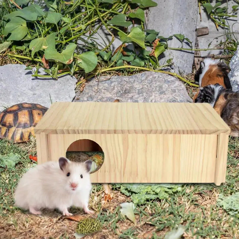 Multi-chamber Hamster House Maze Rectangle 2-chamber Hamster Hideout Cozy