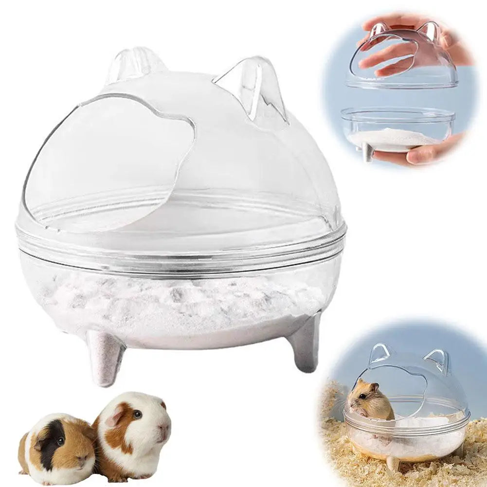 Hamster Toilet Chinchilla Bath House Golden Bear Bathroom Fully for Burrowly cozy hides and small pet care.