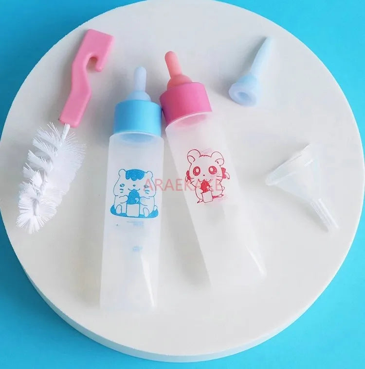 4pcs Hamster pet bottle set, small pet supplies