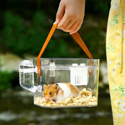 New Hamster Outdoor Carrier Cage PortableHamster Cage Transparent Large Hamster BiroCage Pet Supplies Outdoor Bird Accessories