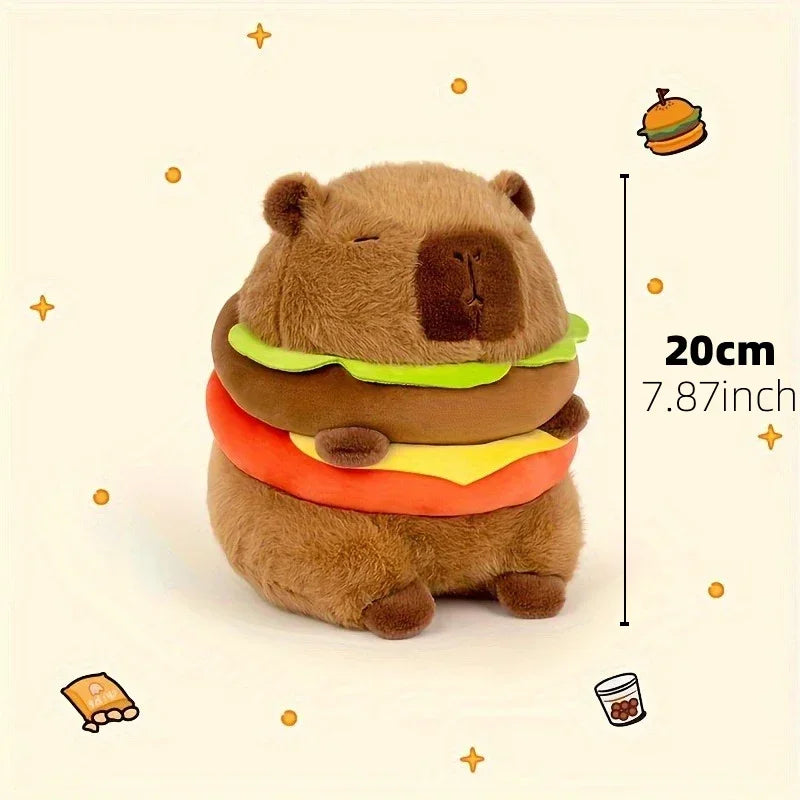 45cm Huge Capybara Plush Toy Simulation Capibara Cute Doll Stuffed Animals Plushie Soft Pillow Christmas Gift Home Decor