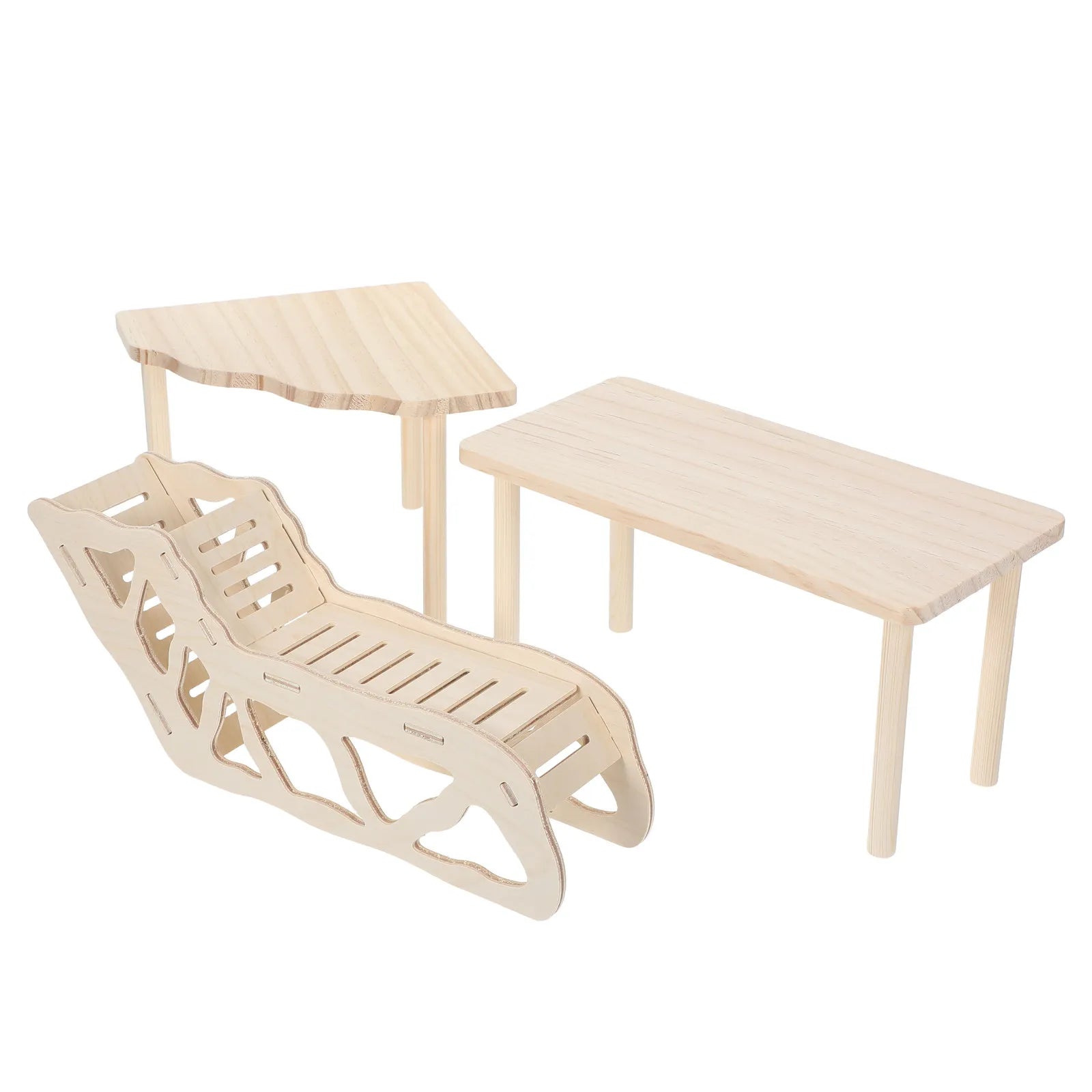 Hamster Platform Ladder Tunnel Wooden Climbing Cage Accessories for Small Pets Dwarf Mice Gerbils Squirrels Degus Exploring Play