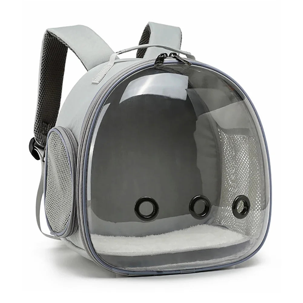 Breathable Travel Carrier Backpack for Small Pets for guinea pigs, rabbits, hamsters, and chinchillas from Burrowly small pet supplies.