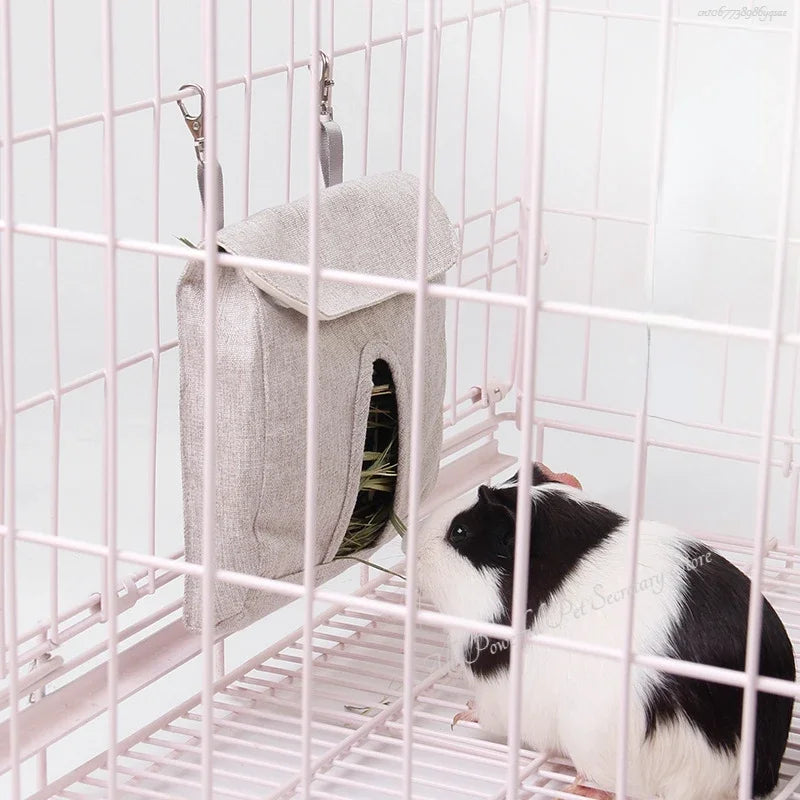 Hanging Hay Storage Bag for Small Pets