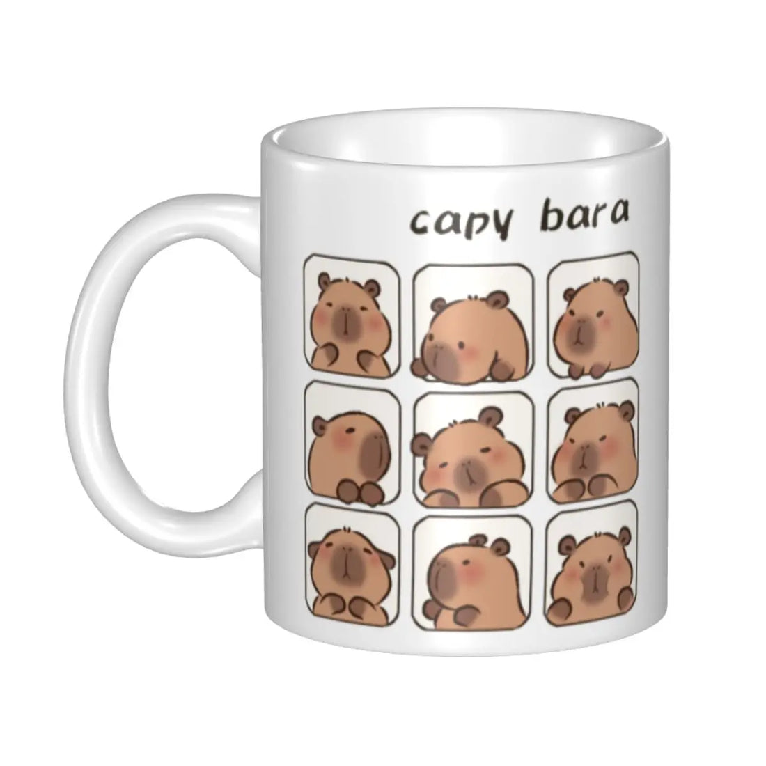 Custom DIY Capybara Giant Cavy Rodent Gamer Gaming Ceramic Mugs Customized Coffee Cup Creative Present