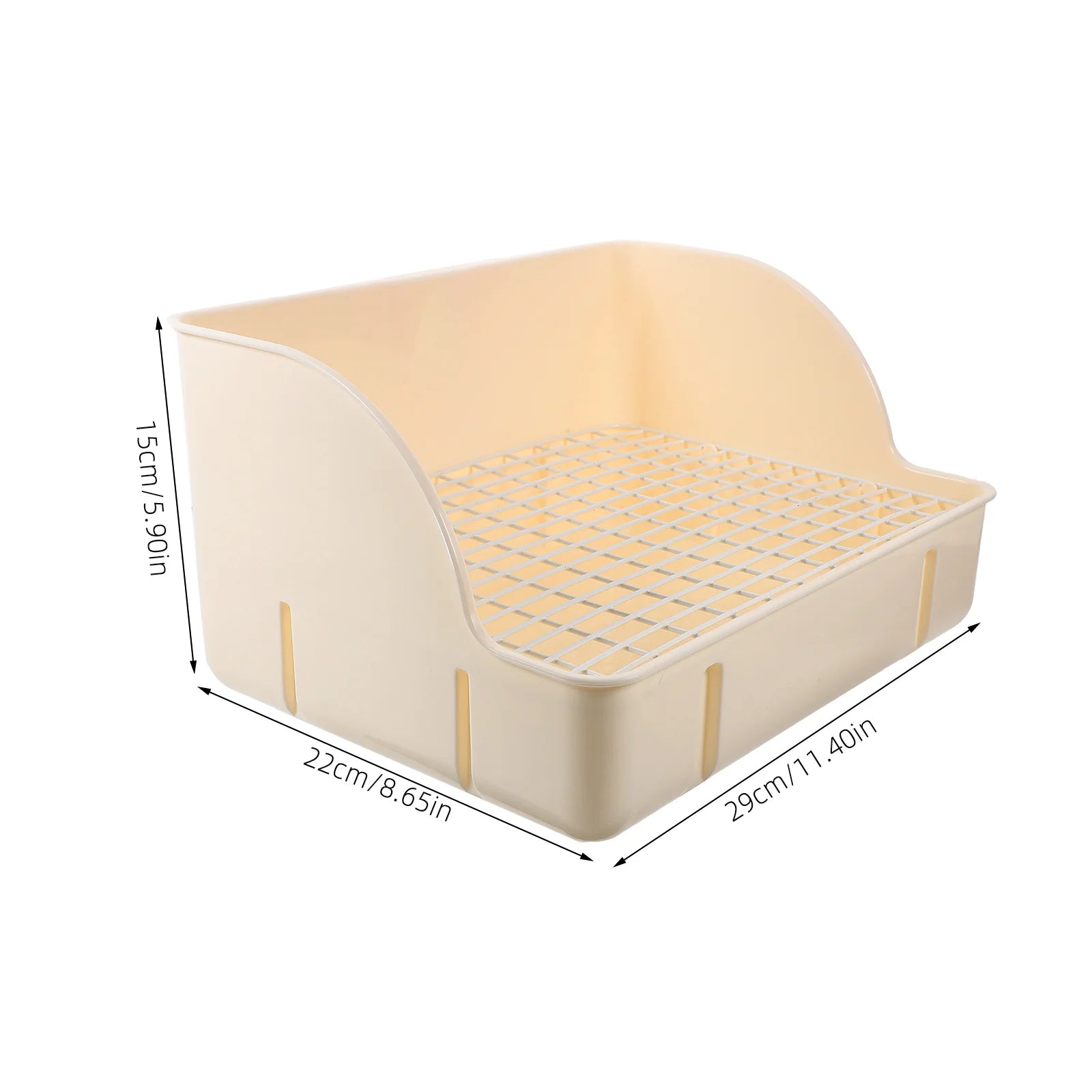 Large Size Rabbit Litter Box Cage Toilet for Bunny Hamster Trainer Potty