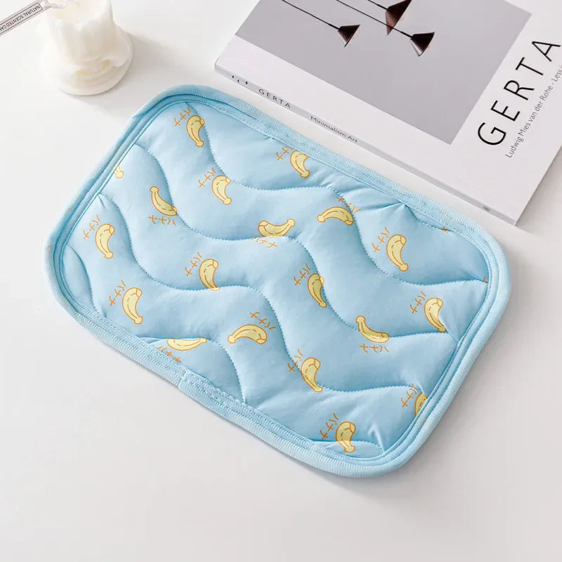 Small Pet Cooling Mat for hamsters, guinea pigs, rabbits, and chinchillas from Burrowly small pet supplies.