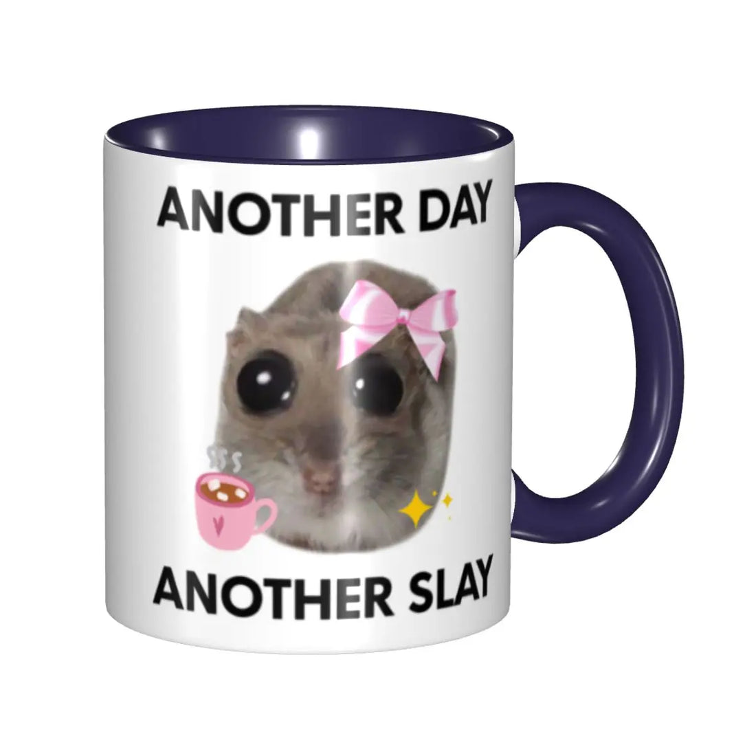 Customized Another Day Another Sad Hamster Meme Mug DIY Ceramic Tea Milk Coffee Cups