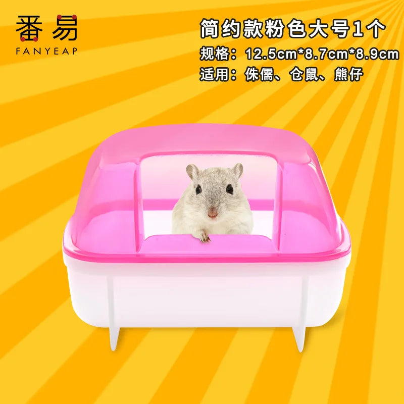 External Hamster Bath and Toilet Box